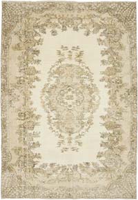 Vintage Turkish Hand-Knotted Rug - 5' 7" x 8'  (67" x 96")