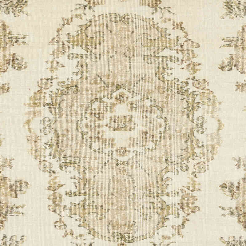 Vintage Turkish Hand-Knotted Rug - 5' 7" x 8'  (67" x 96") - K0070376