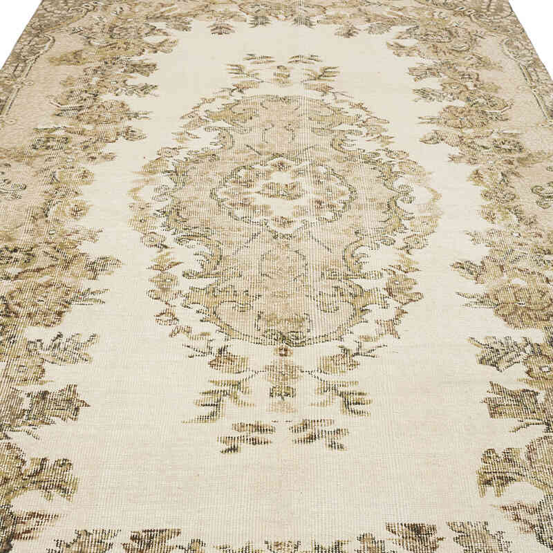 Vintage Turkish Hand-Knotted Rug - 5' 7" x 8'  (67" x 96") - K0070376