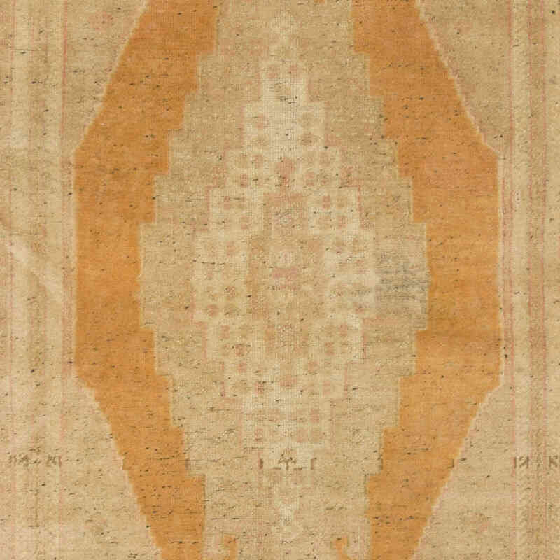 Alfombra Vintage Turca Anudada a Mano - 132 cm x 286 cm - K0070377