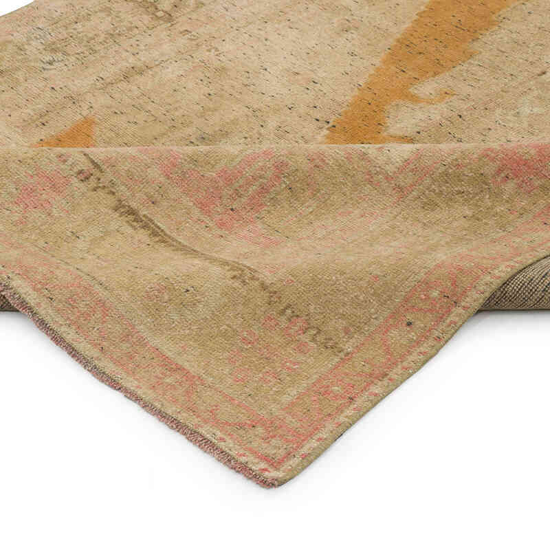 Alfombra Vintage Turca Anudada a Mano - 132 cm x 286 cm - K0070377