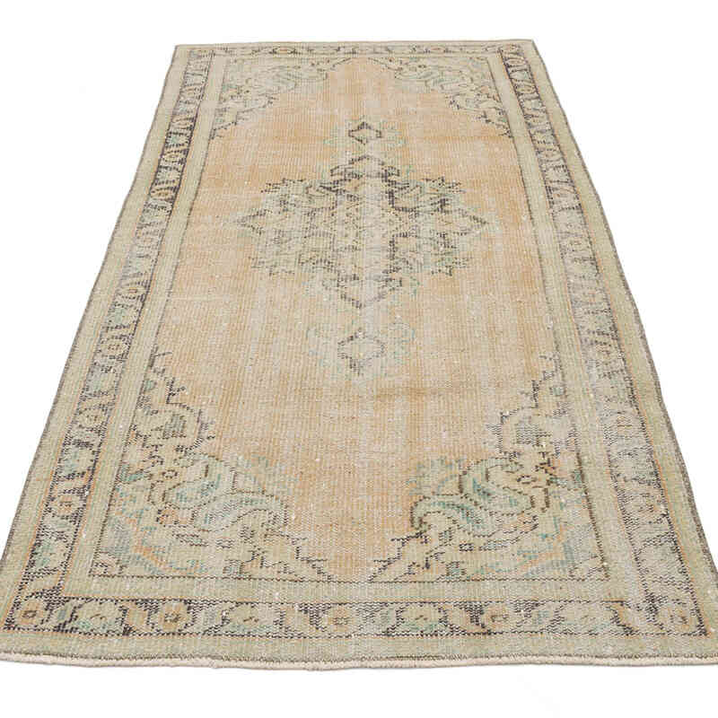 Vintage Turkish Hand-Knotted Rug - 3' 1" x 6' 6" (37" x 78") - K0070387