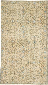 El Dokuma Vintage Halı - 148 cm x 260 cm
