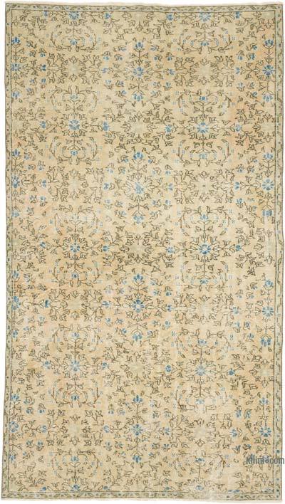 Alfombra Vintage Turca Anudada a Mano - 148 cm x 260 cm