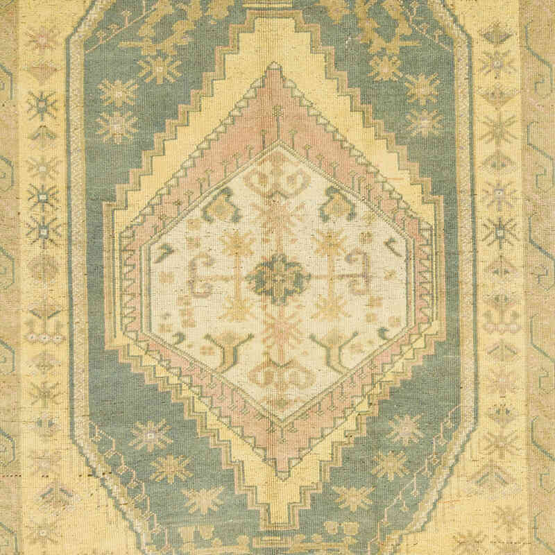Alfombra Vintage Turca Anudada a Mano - 198 cm x 342 cm - K0070396