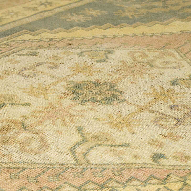 Alfombra Vintage Turca Anudada a Mano - 198 cm x 342 cm - K0070396