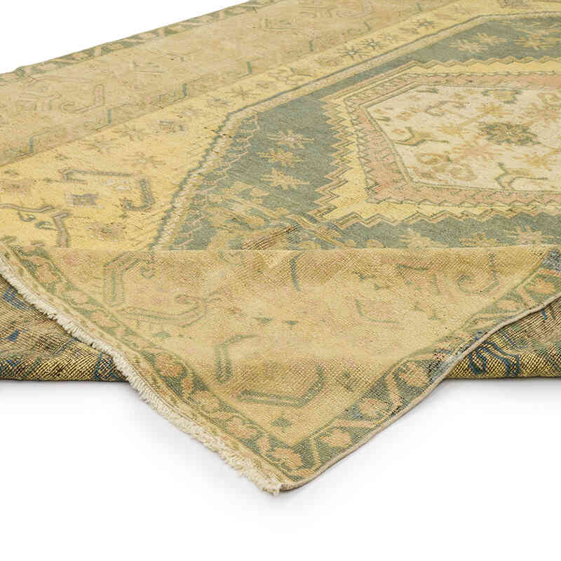 Alfombra Vintage Turca Anudada a Mano - 198 cm x 342 cm - K0070396