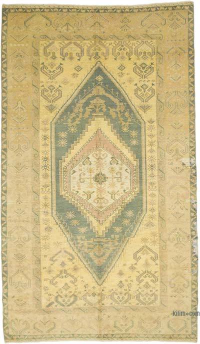 Alfombra Vintage Turca Anudada a Mano - 198 cm x 342 cm