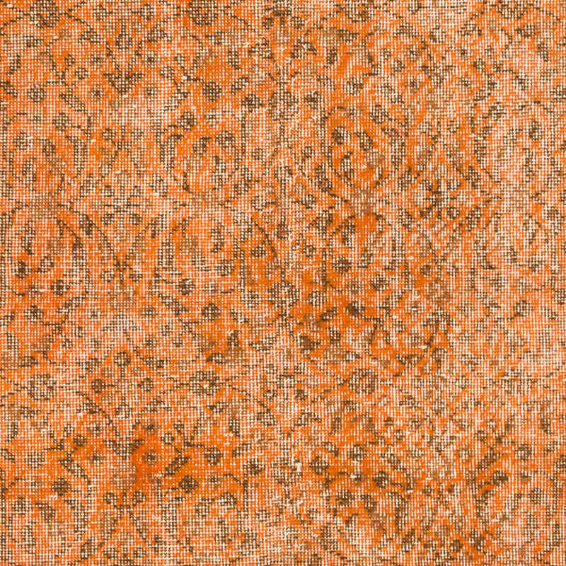 Alfombra Turca Vintage Sobre-teñida - 117 cm x 204 cm - K0070398