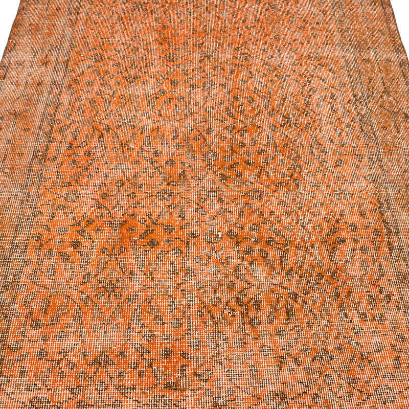 Alfombra Turca Vintage Sobre-teñida - 117 cm x 204 cm - K0070398