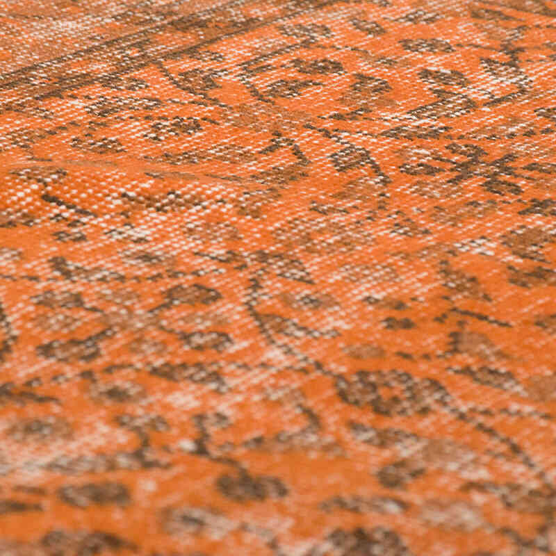 Alfombra Turca Vintage Sobre-teñida - 117 cm x 204 cm - K0070398