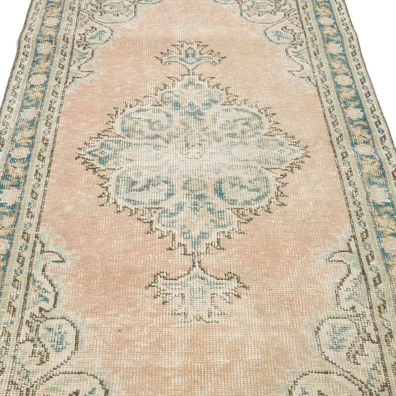Alfombra Vintage Turca Anudada a Mano - 105 cm x 189 cm - K0070399