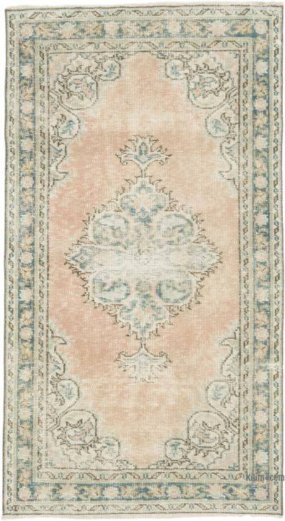Alfombra Vintage Turca Anudada a Mano - 105 cm x 189 cm