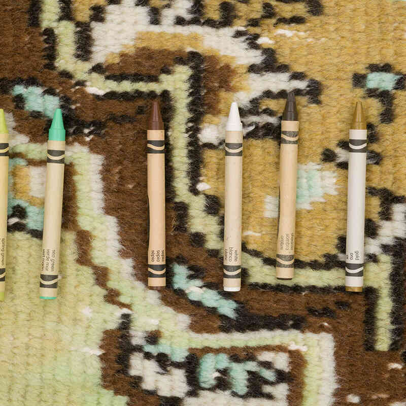 Vintage Turkish Hand-Knotted Rug - 5' 1" x 8' 4" (61" x 100") - K0070407