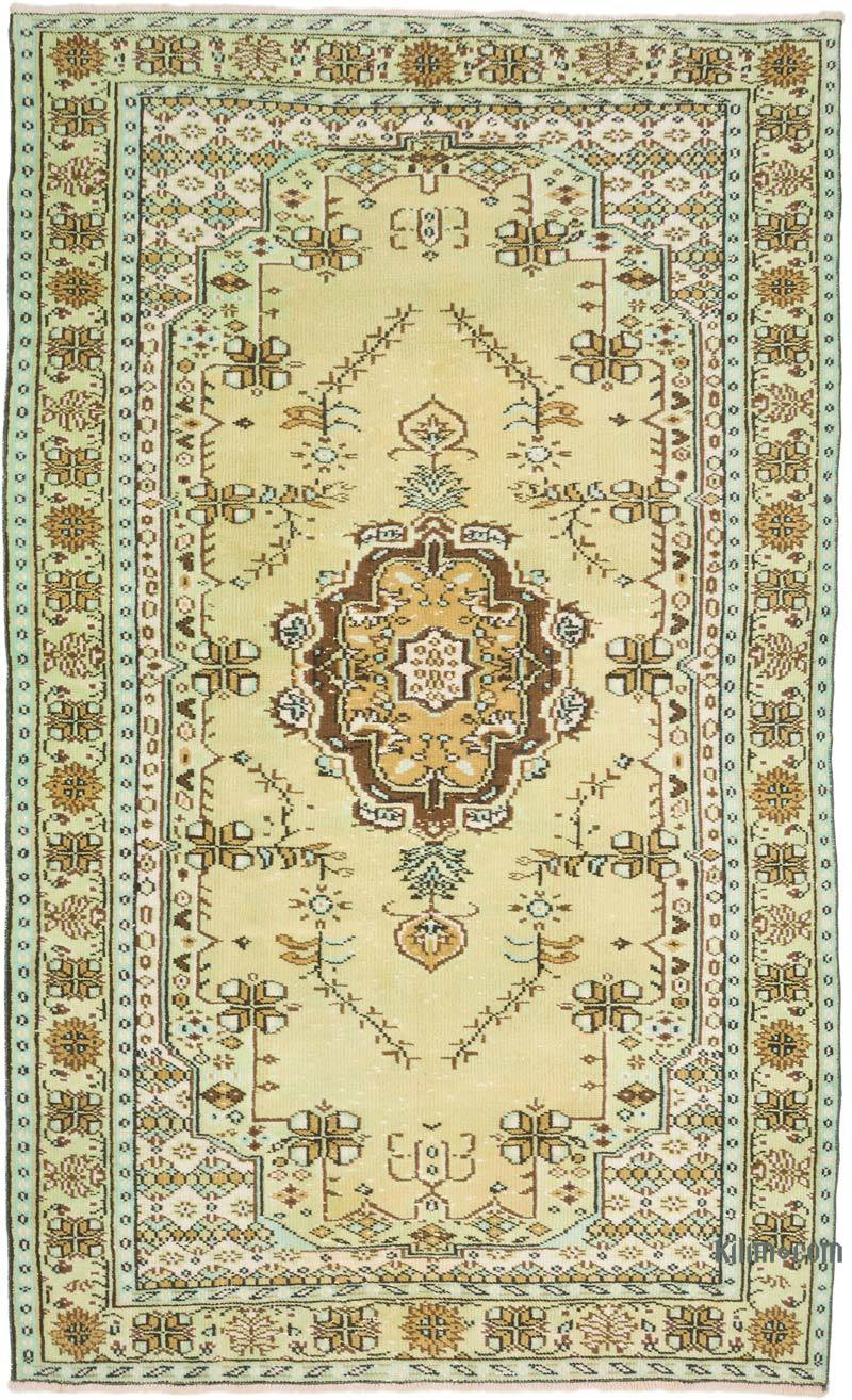 Vintage Turkish Hand-Knotted Rug - 5' 1" x 8' 4" (61" x 100") - K0070407