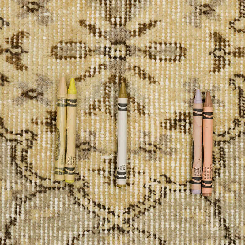 Alfombra Vintage Turca Anudada a Mano - 156 cm x 247 cm - K0070408
