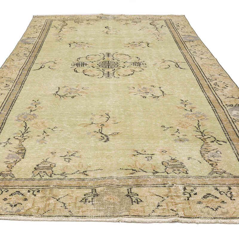 Vintage Turkish Hand-Knotted Rug - 5' 11" x 9' 11" (71" x 119") - K0070409