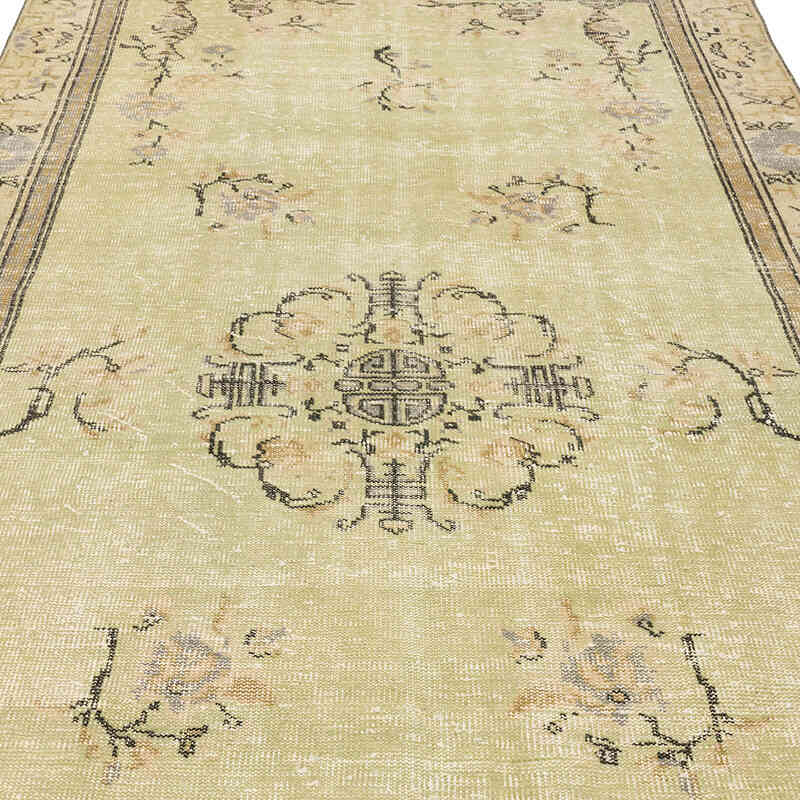 Vintage Turkish Hand-Knotted Rug - 5' 11" x 9' 11" (71" x 119") - K0070409