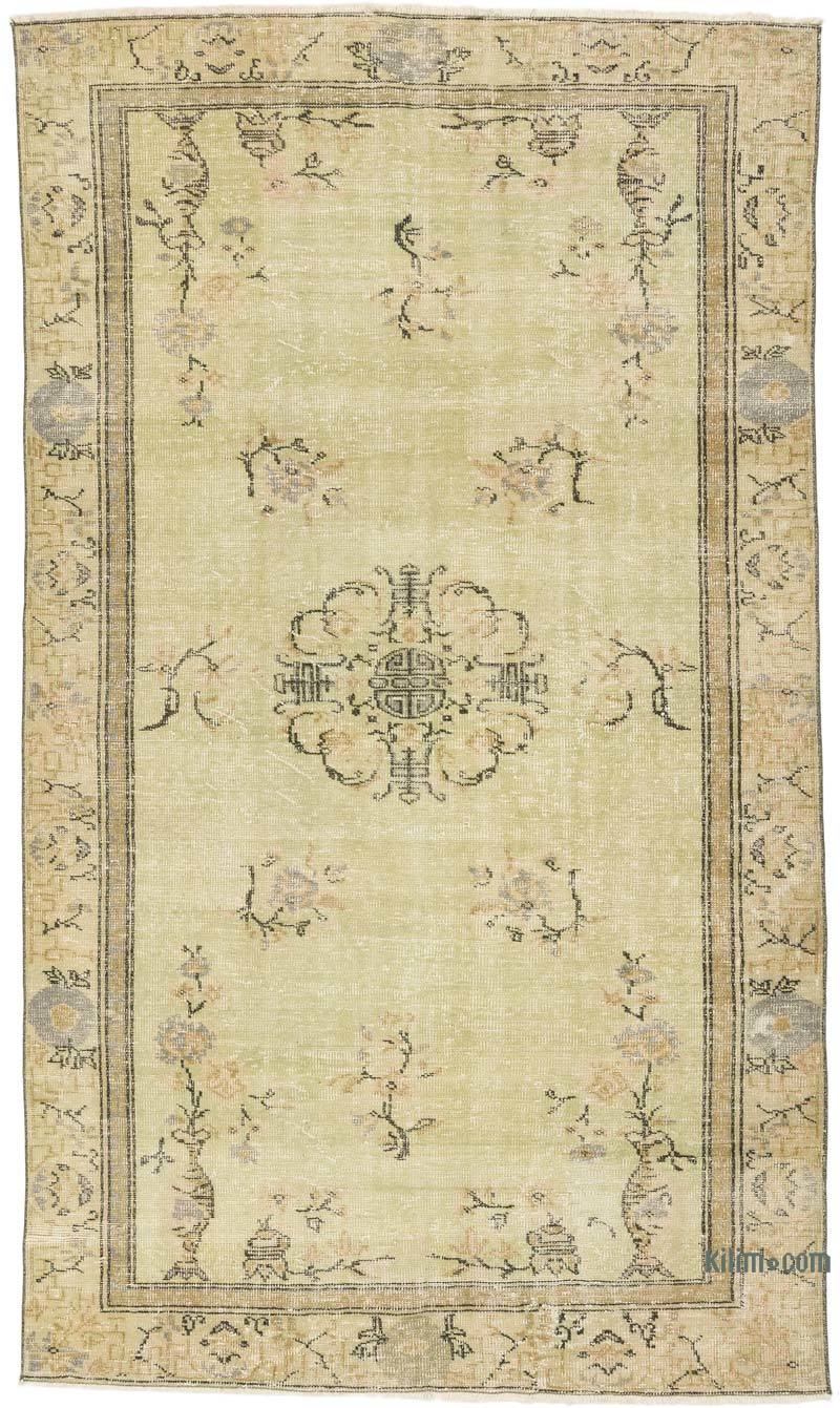 Vintage Turkish Hand-Knotted Rug - 5' 11" x 9' 11" (71" x 119") - K0070409