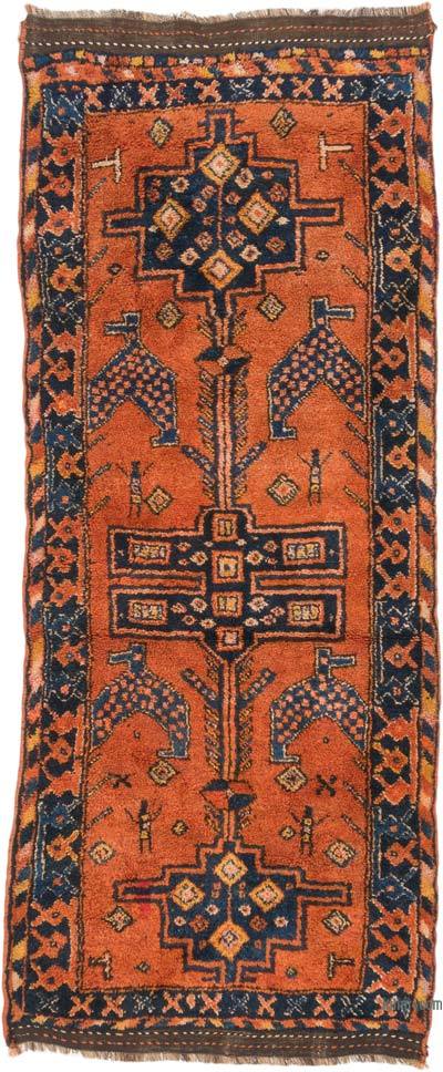 Vintage Tribal Runner Rug - 3' 7" x 9' 1" (43" x 109")