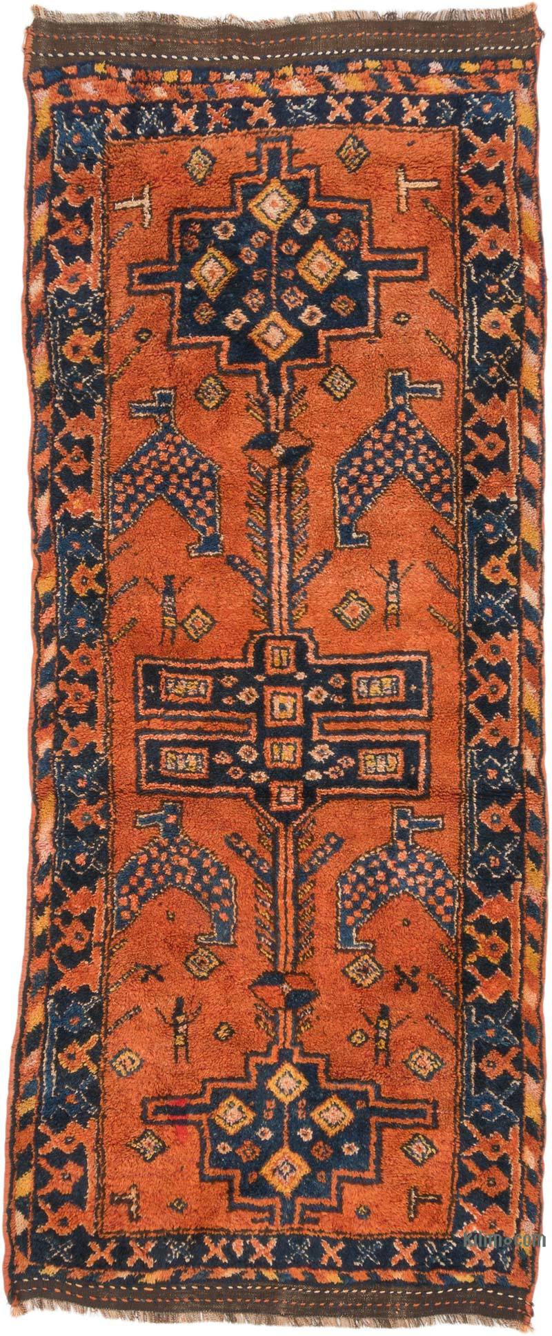 Alfombra Vintage de pasillo - 110 cm x 276 cm - K0070412