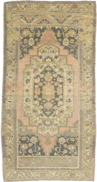 El Dokuma Vintage Halı - 132 cm x 246 cm