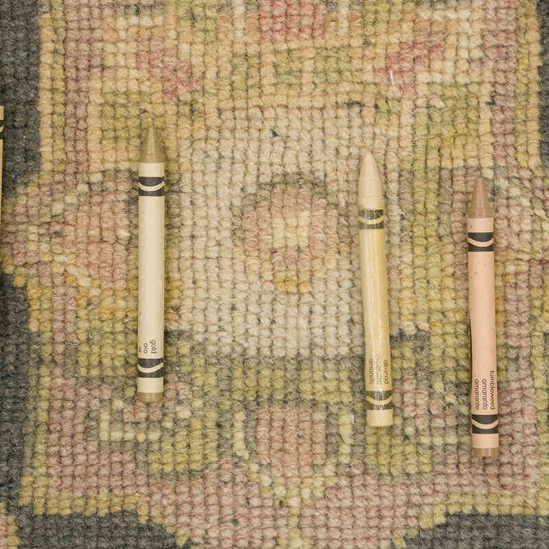Alfombra Vintage Turca Anudada a Mano - 132 cm x 246 cm - K0070413