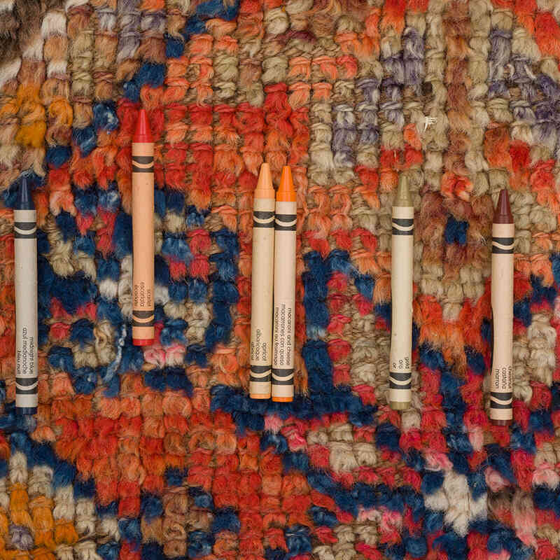 Alfombra Vintage de pasillo - 110 cm x 305 cm - K0070420