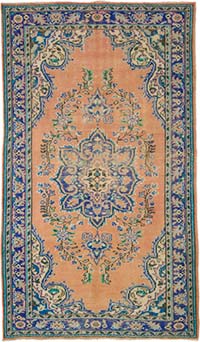 El Dokuma Vintage Halı - 182 cm x 303 cm