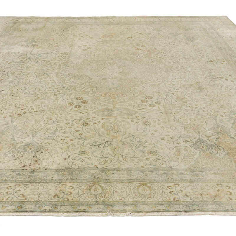 Alfombra Vintage Turca Anudada a Mano - 245 cm x 270 cm - K0070424
