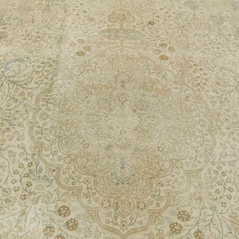 Alfombra Vintage Turca Anudada a Mano - 245 cm x 270 cm - K0070424