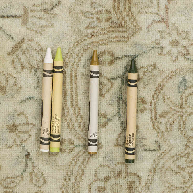 Alfombra Vintage Turca Anudada a Mano - 245 cm x 270 cm - K0070424