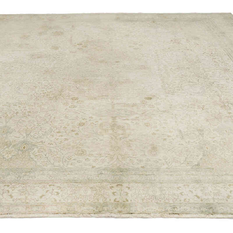 Alfombra Vintage Turca Anudada a Mano - 245 cm x 270 cm - K0070424
