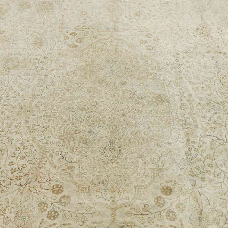 Alfombra Vintage Turca Anudada a Mano - 245 cm x 270 cm - K0070424