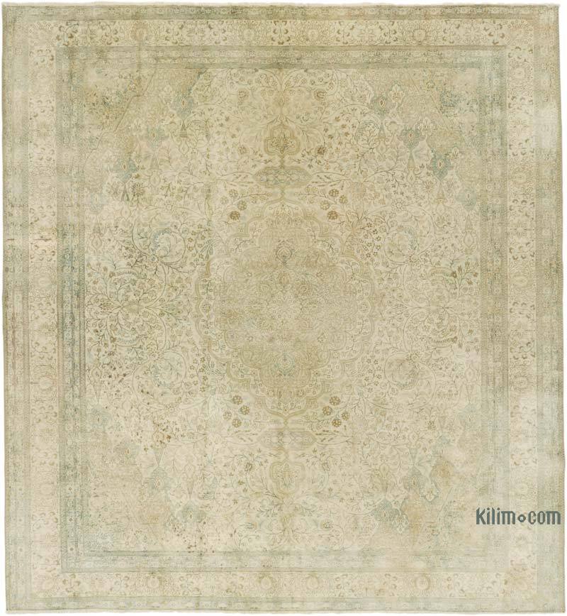 Alfombra Vintage Turca Anudada a Mano - 245 cm x 270 cm - K0070424