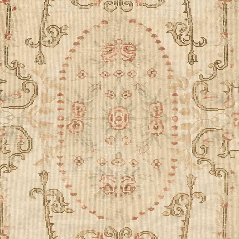 El Dokuma Vintage Halı - 113 cm x 223 cm - K0070426