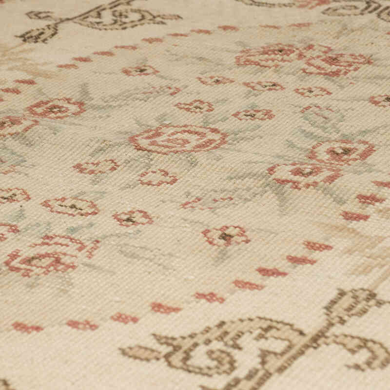 El Dokuma Vintage Halı - 113 cm x 223 cm - K0070426