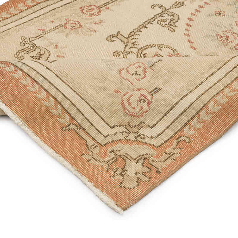 El Dokuma Vintage Halı - 113 cm x 223 cm - K0070426
