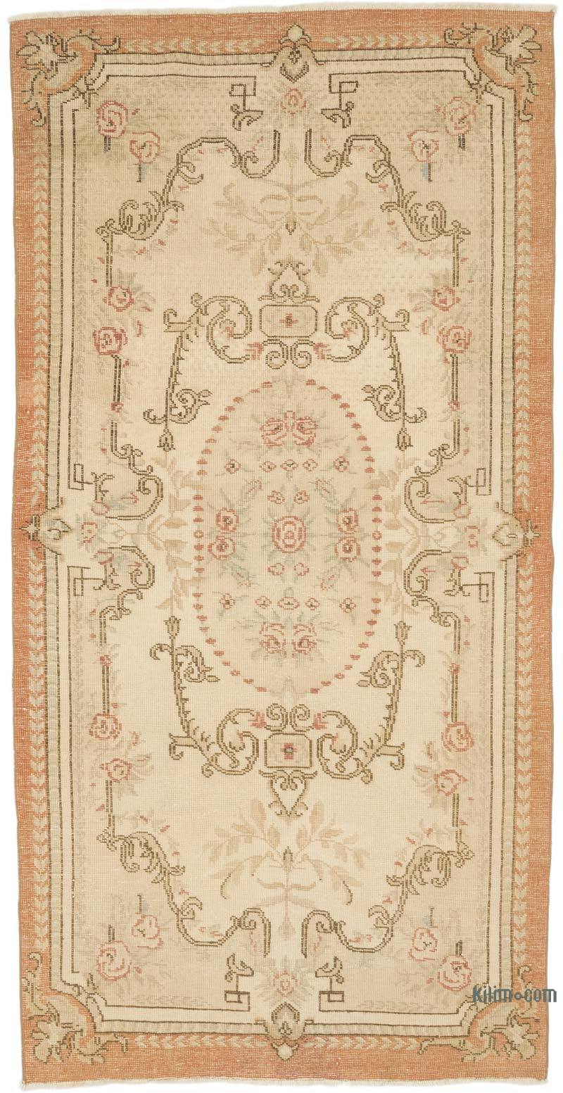 El Dokuma Vintage Halı - 113 cm x 223 cm - K0070426