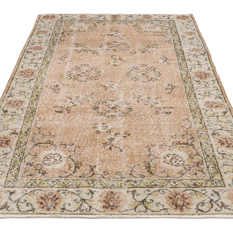 Vintage Turkish Hand-Knotted Rug - 3' 10" x 6' 10" (46" x 82") - K0070427
