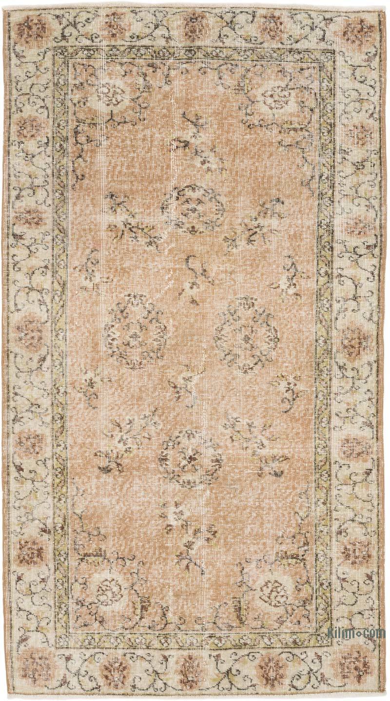 Vintage Turkish Hand-Knotted Rug - 3' 10" x 6' 10" (46" x 82") - K0070427