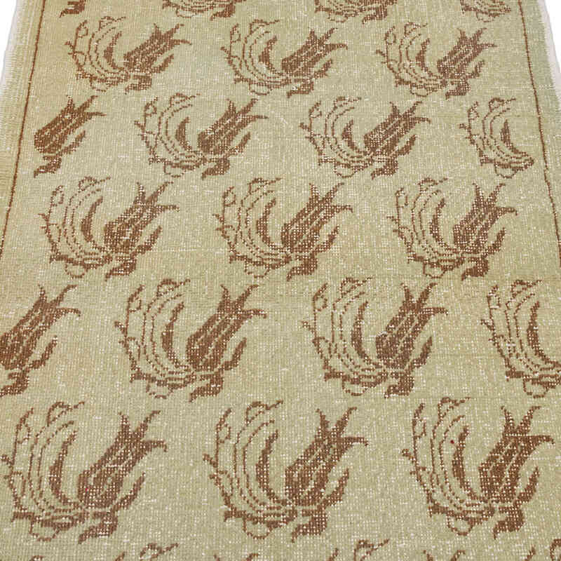 Alfombra Vintage Turca Anudada a Mano - 85 cm x 136 cm - K0070448