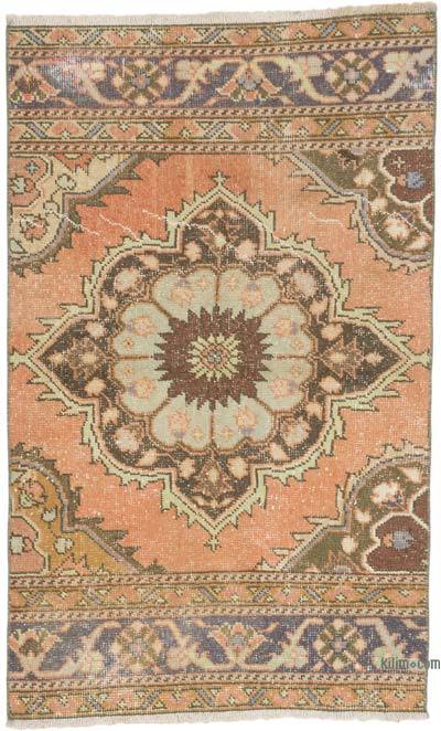 El Dokuma Vintage Halı - 84 cm x 135 cm