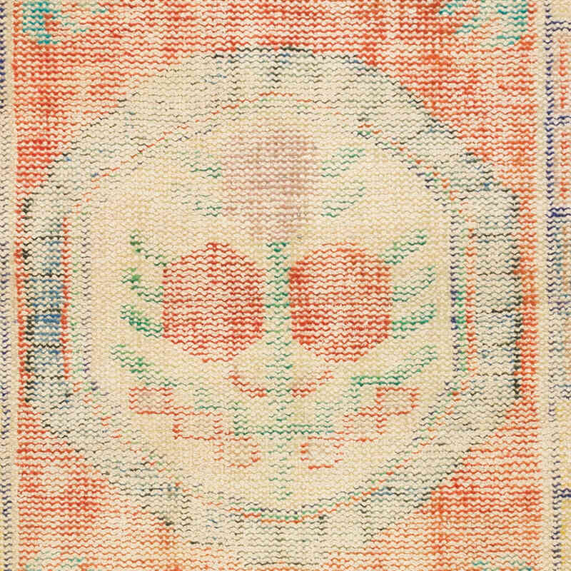 Vintage Turkish Hand-Knotted Rug - 2' 6" x 4' 8" (30" x 56") - K0070450