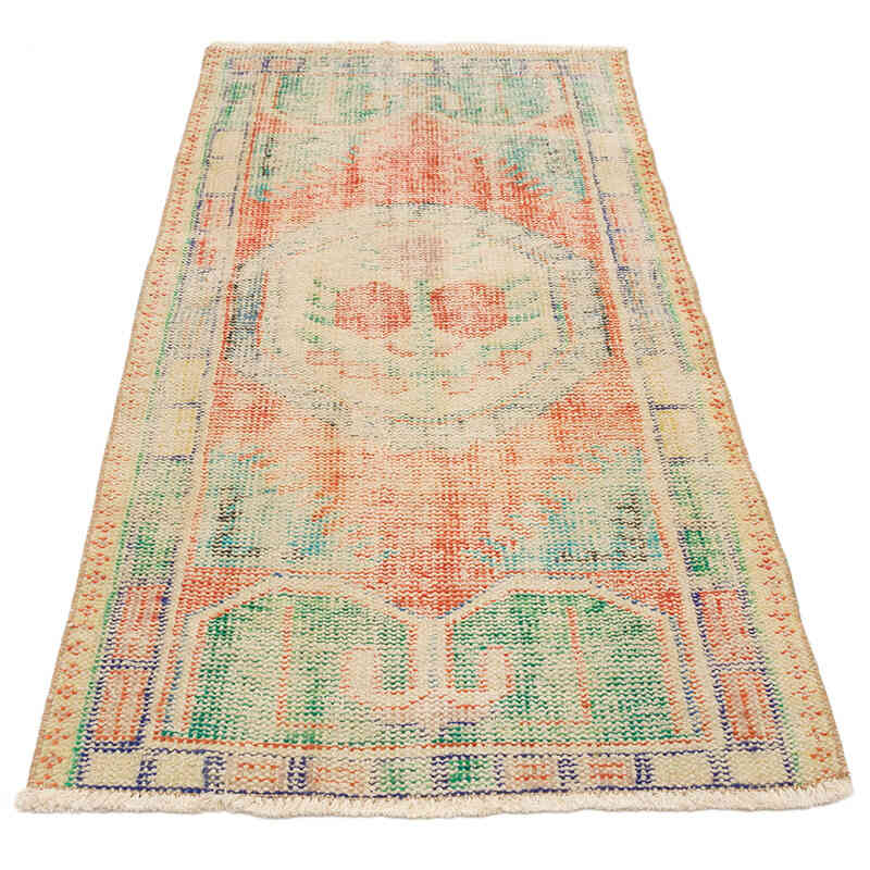 Vintage Turkish Hand-Knotted Rug - 2' 6" x 4' 8" (30" x 56") - K0070450