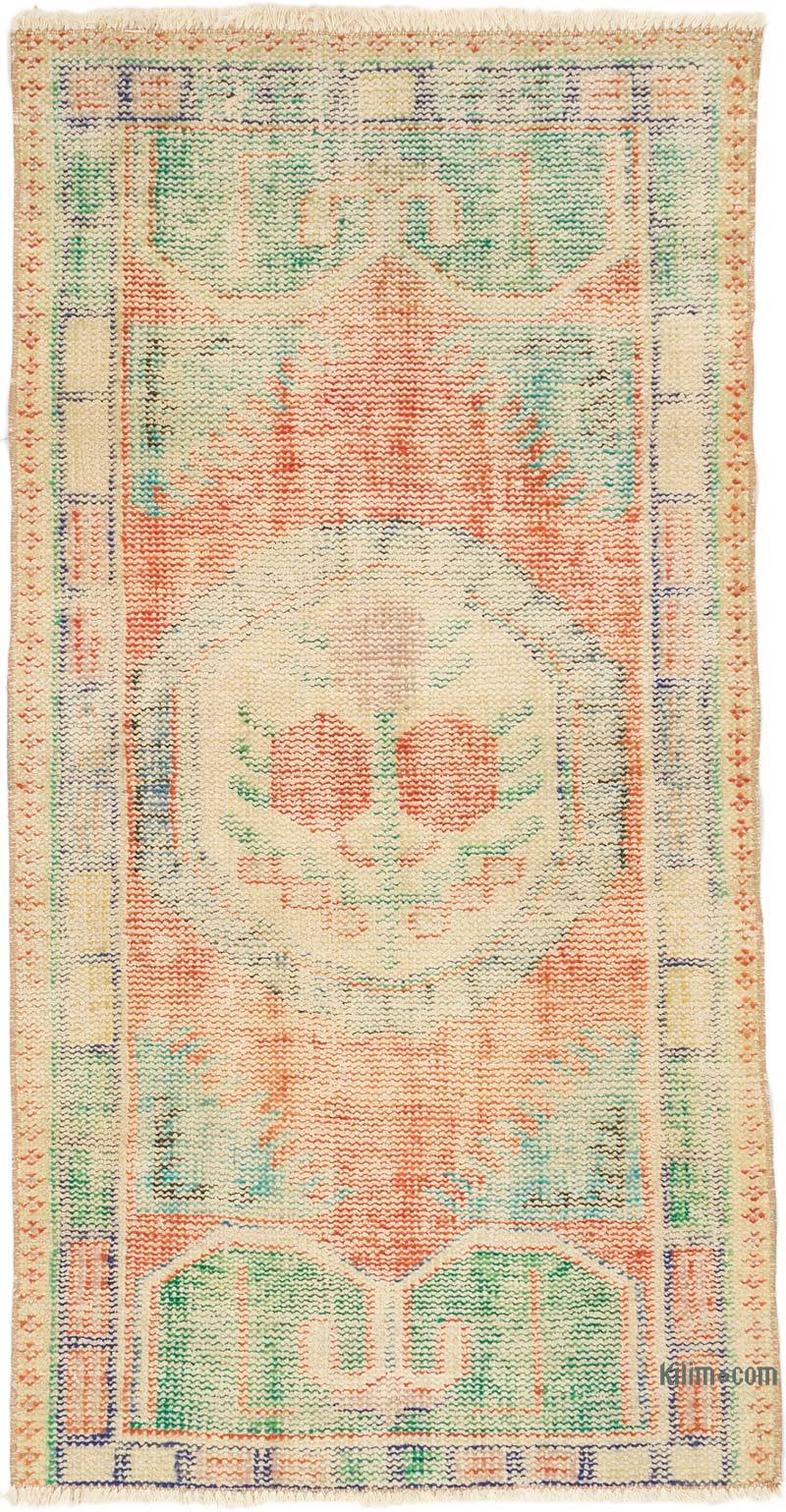 Vintage Turkish Hand-Knotted Rug - 2' 6" x 4' 8" (30" x 56") - K0070450