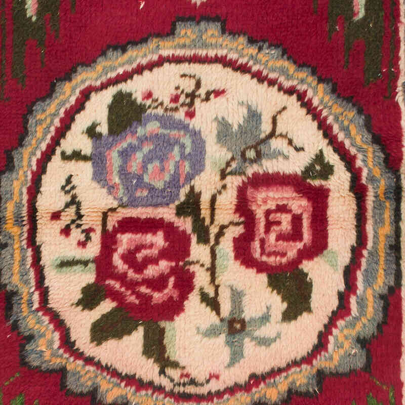 Vintage Turkish Hand-Knotted Rug - 2' 11" x 4' 11" (35" x 59") - K0070451