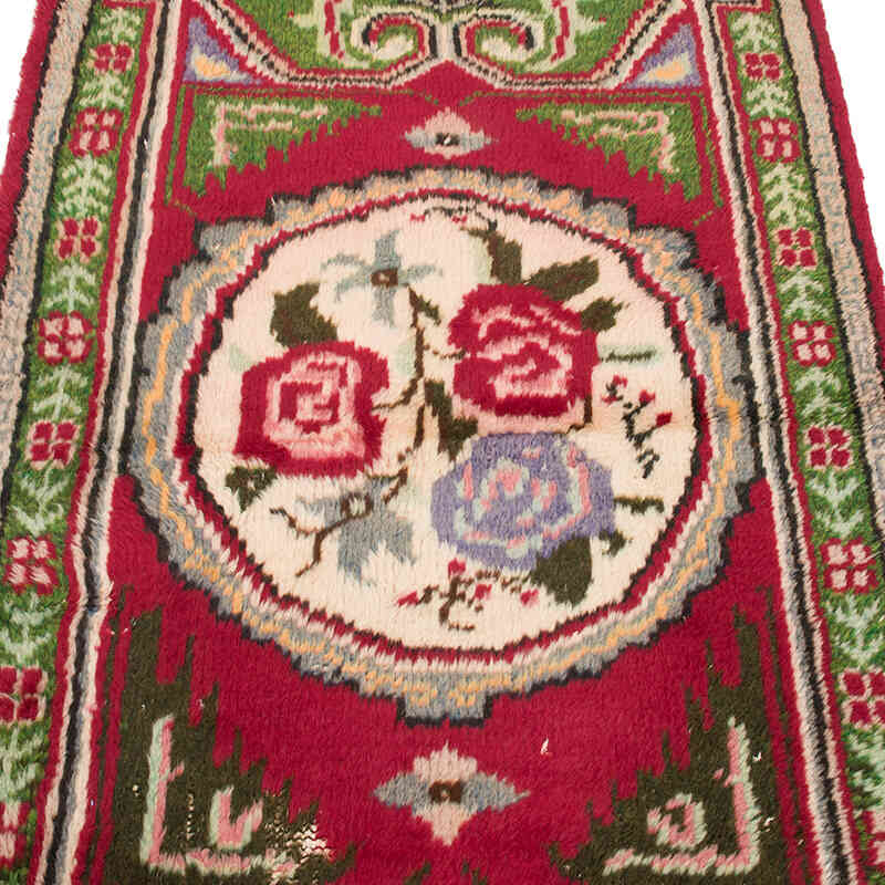 Vintage Turkish Hand-Knotted Rug - 2' 11" x 4' 11" (35" x 59") - K0070451