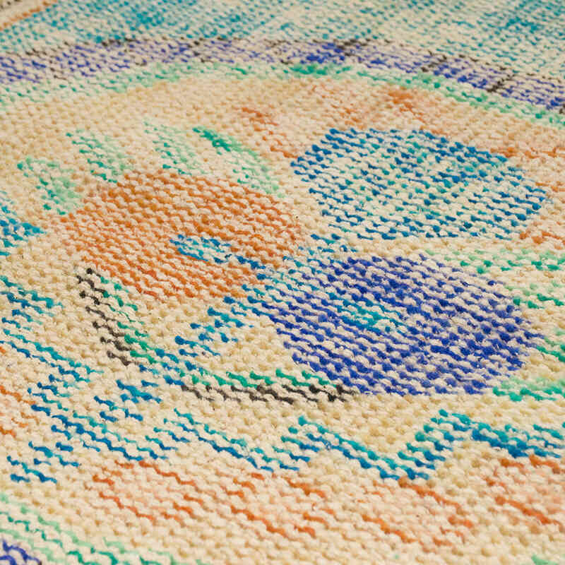 Alfombra Vintage Turca Anudada a Mano - 77 cm x 142 cm - K0070453