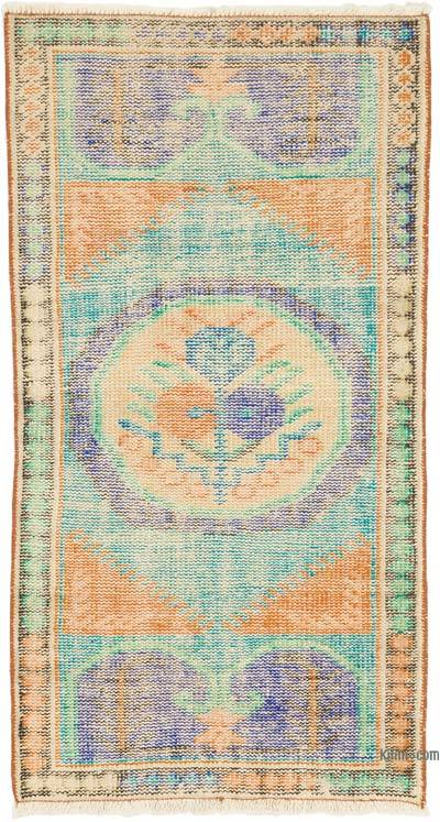Alfombra Vintage Turca Anudada a Mano - 77 cm x 142 cm